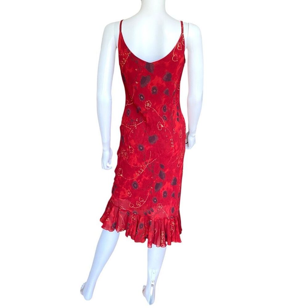 y2k vintage floral midi dress - Picture 6 of 7